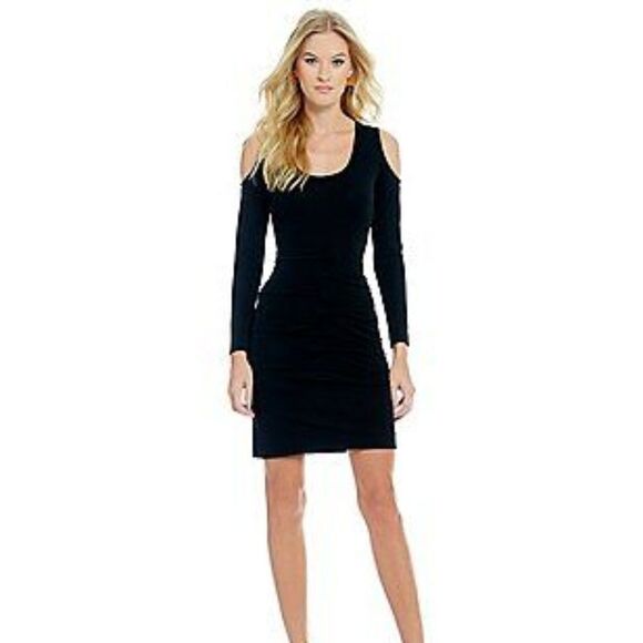 NWT! Nicole Miller Artelier Cold Shoulder Dress - Picture 1 of 7